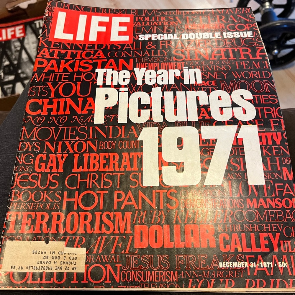 LIFE Magazine The Year in Pictures 1971